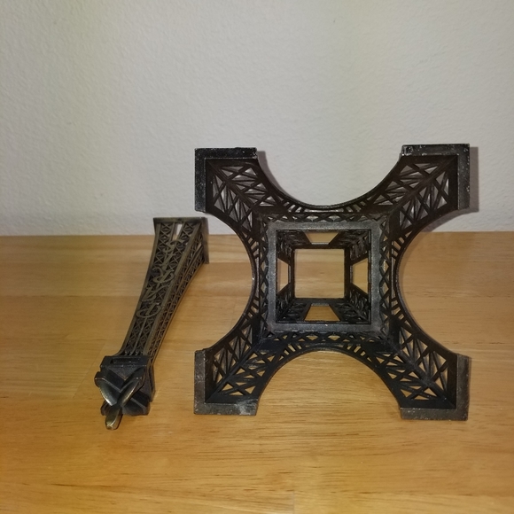 #1140 New Vintage Look Metal 12.25" Eiffel Tower - Picture 5 of 8